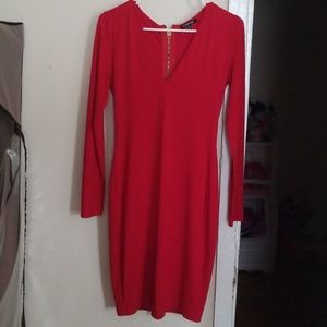 Red Midi Dress